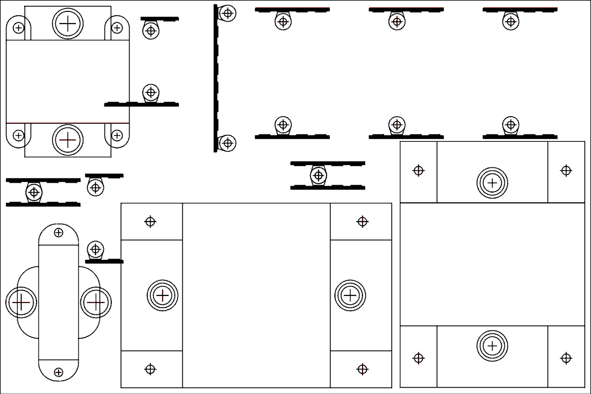  Chassis Drilling Template.