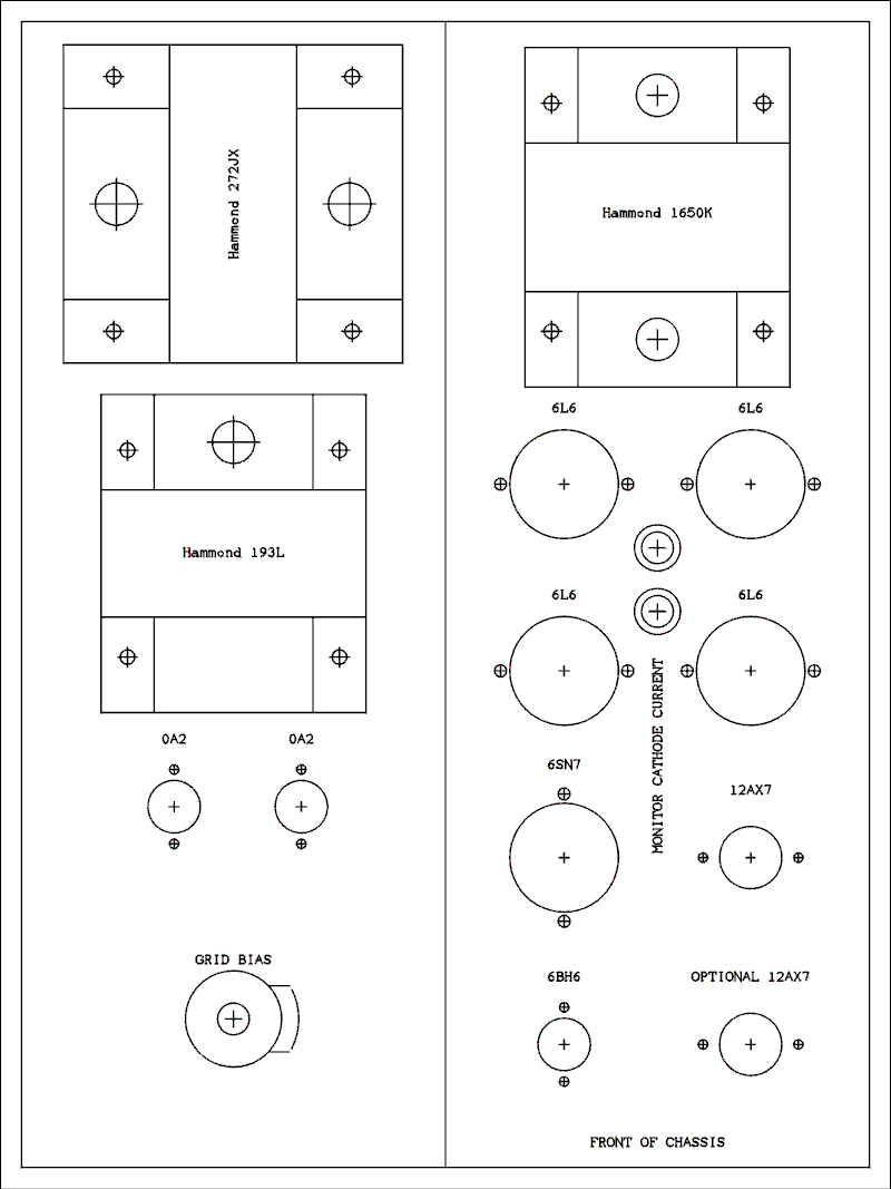  Physical layout of chassis.