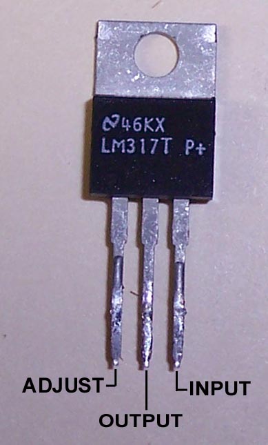  Photo of IC regulator.