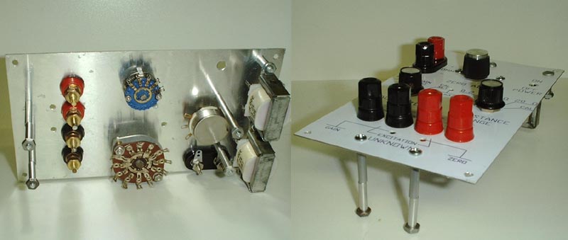 Two views of panel assembly with out circuit board.